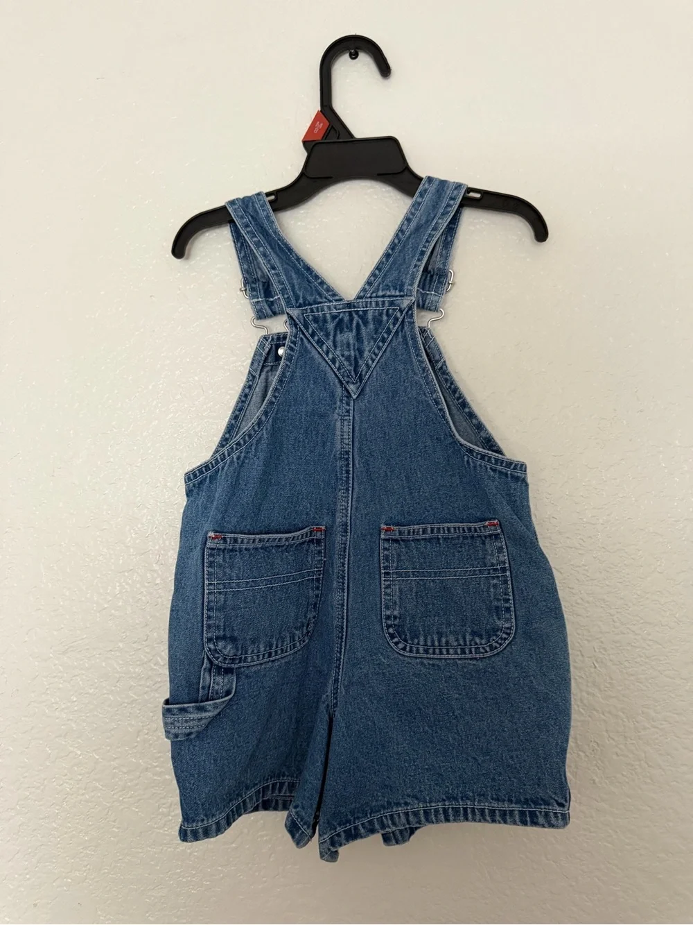 GAP Denim Short Overalls in Blue